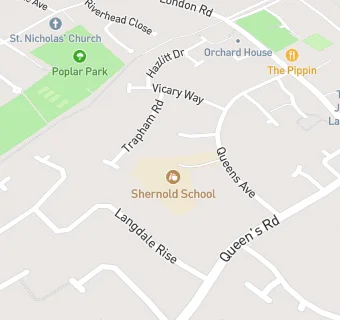 map for Shernold School