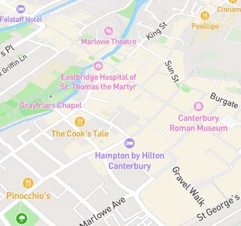 map for Canterbury Conservative Club