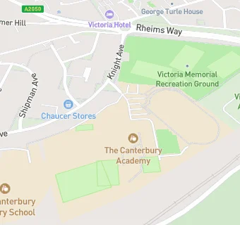 map for The Canterbury Academy