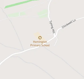 map for Hemington Primary School