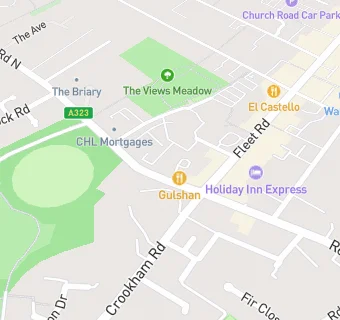 map for Fleet Cricket Club