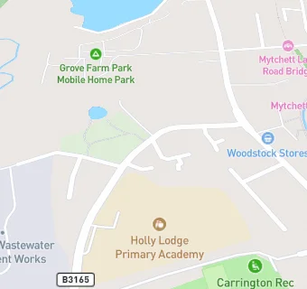 map for Holly Lodge Primary Academy