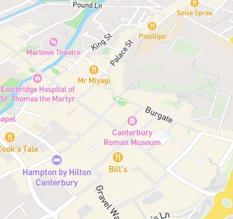 map for Pret A Manger