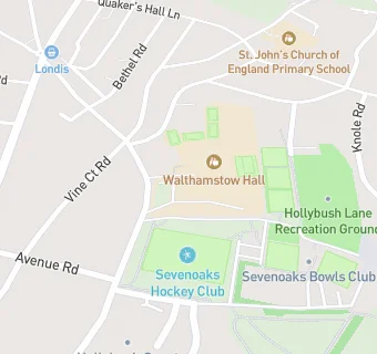 map for Walthamstow Hall