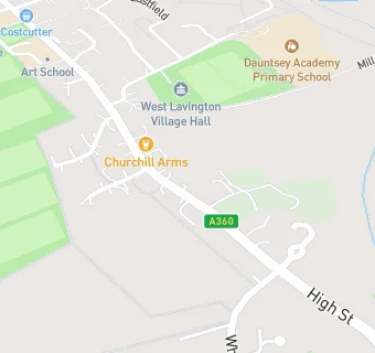 map for Churchill Arms Inn