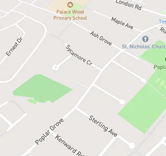 map for Poplar Pre-School