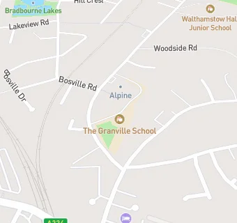 map for The Granville School