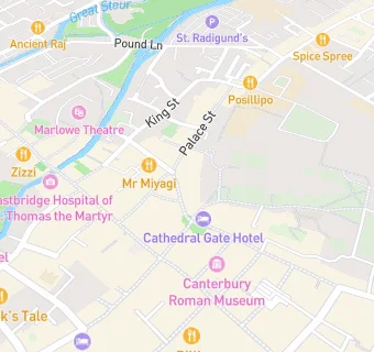 map for The Refillery, Canterbury