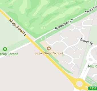 map for Saxon Wood School