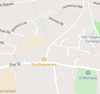 map for The Chequer Inn