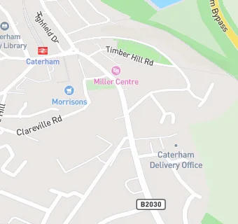 map for Caterham Pupil Referral Unit