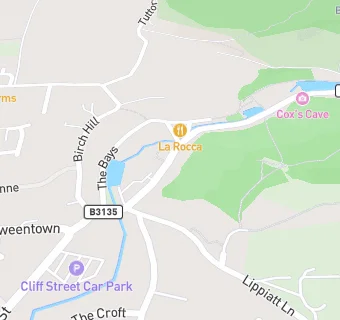 map for The Cheddar Gorge Fudge Shop