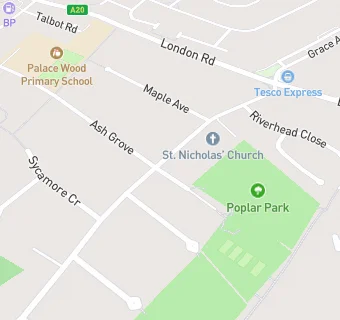 map for St Nicholas Church Hall