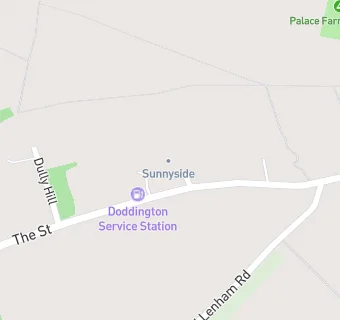 map for Doddington Service Station