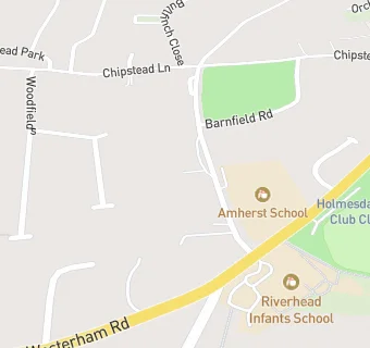 map for Amherst School