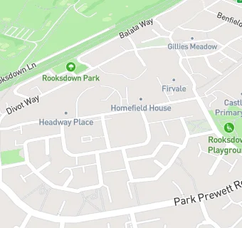 map for Rooksdown Pharmacy