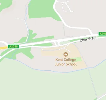 map for Kent College Junior School