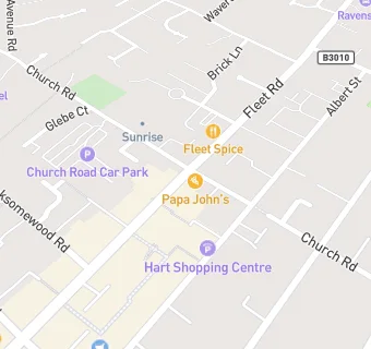 map for KFC Fleet Road