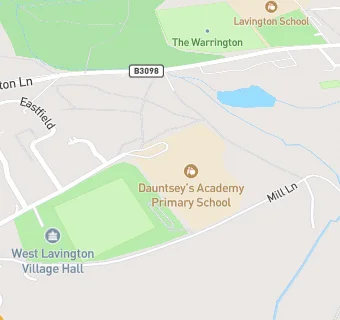 map for Dauntsey Academy Primary School