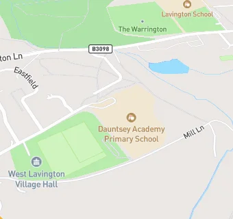 map for Lavington Pre-School