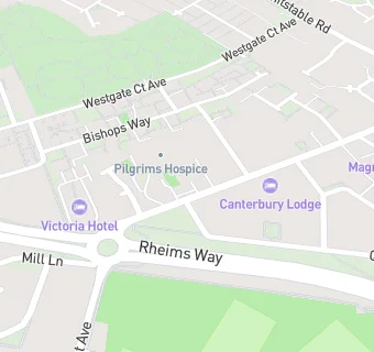 map for Pilgrims Hospice & Ann Robertson Centre