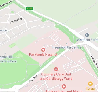 map for Parklands Hospital