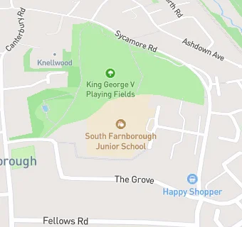 map for South Farnborough Junior School