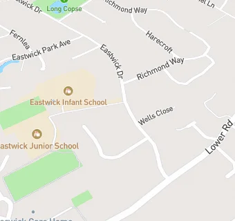 map for ISS at Eastwick Junior School