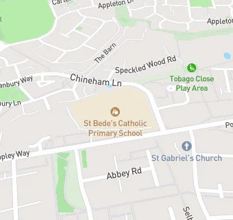 map for St Bede's Catholic Primary School