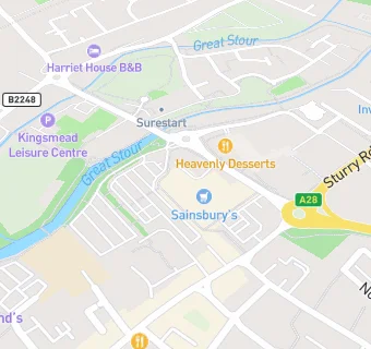 map for Sainsbury's