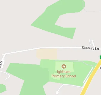 map for Ightham Primary School