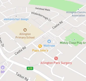 map for Humphrey's Of Allington