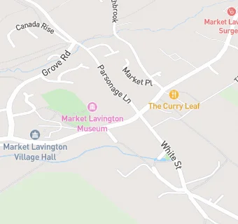 map for Market Lavington The Community Hall