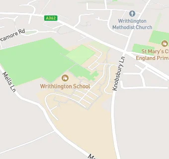 map for Writhlington School