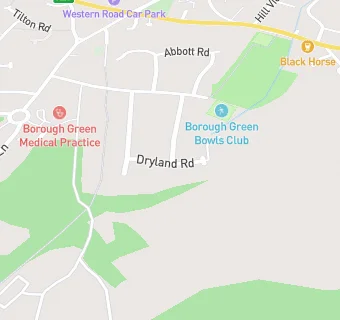 map for Borough Green Bowls Club