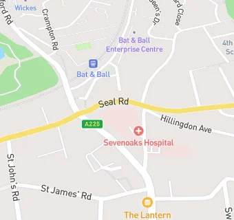 map for Sevenoaks Hospital Kitchen