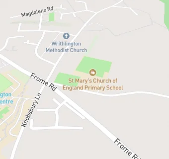 map for St Mary's Church of England Primary School