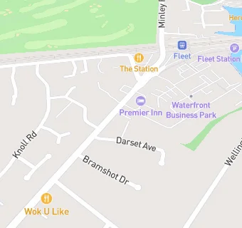 map for Premier Inn Fleet