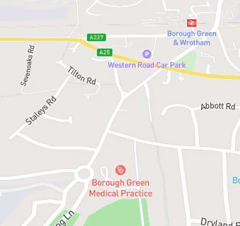 map for Borough Green Medical Practice