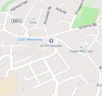 map for West Farnborough Social Club