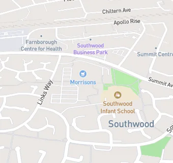 map for Southwood Dental