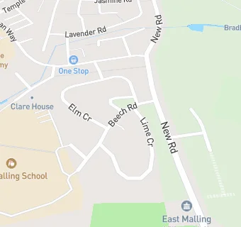 map for Chartwells At The Malling School