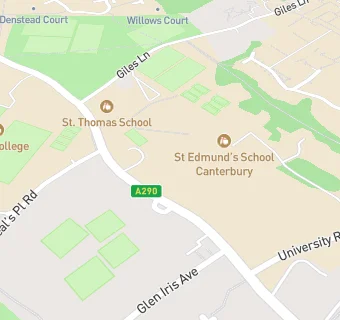 map for St Edmunds School