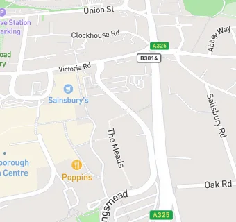 map for Vue Cinema Farnborough