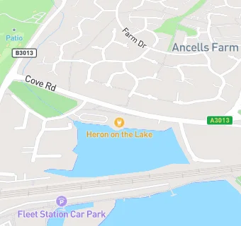 map for Heron On The Lake