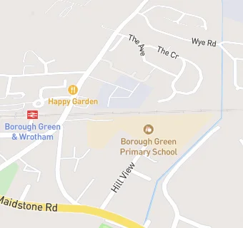 map for Borough Green Primary School