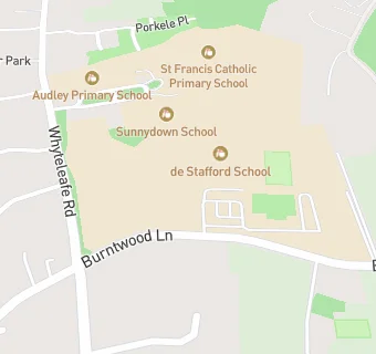 map for de Stafford School