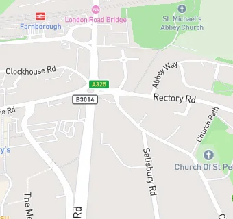 map for Mydentist, Salisbury Road, Farnborough 