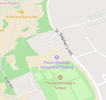 map for The Archbishop's School