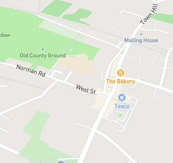 map for West Malling Cafe